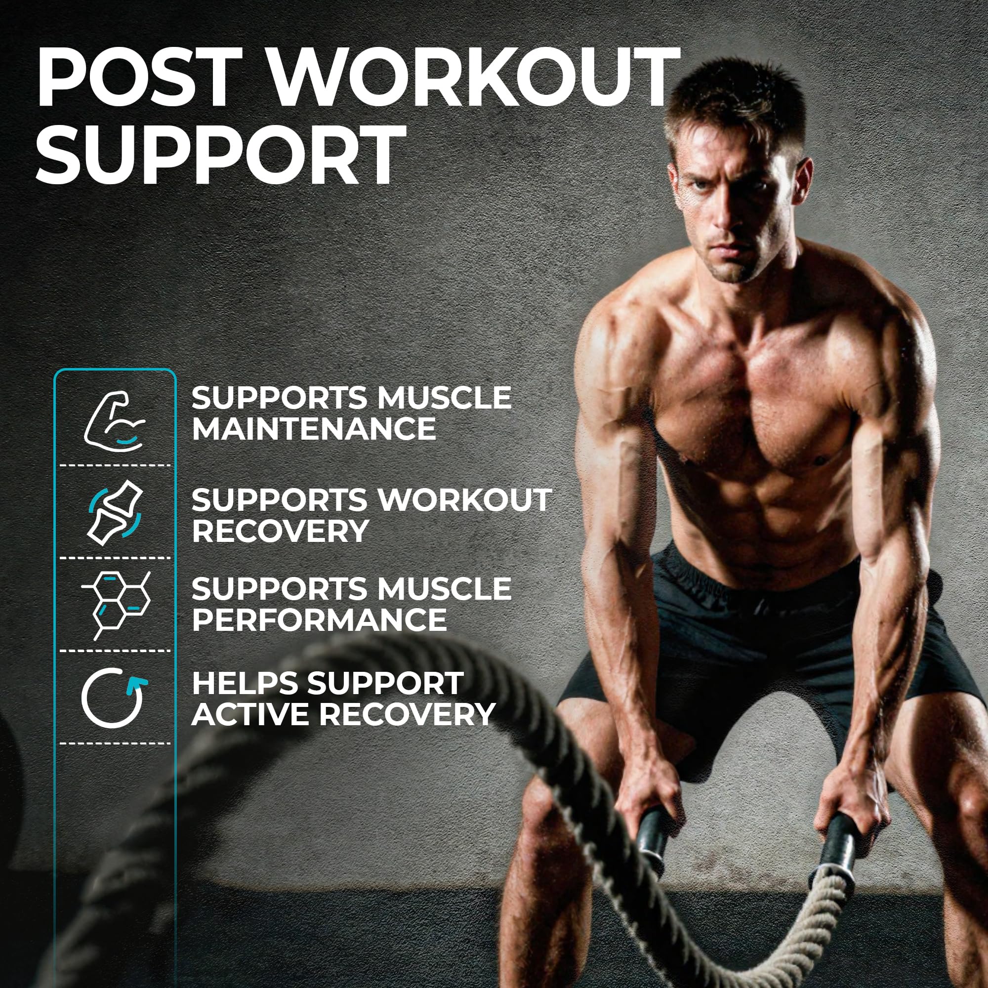 Myoboost™ Urolithin A + Creatine Gummies(5000mg) with L - Carnitine, Beta - Alanine & CoQ10 - Teal Skyes