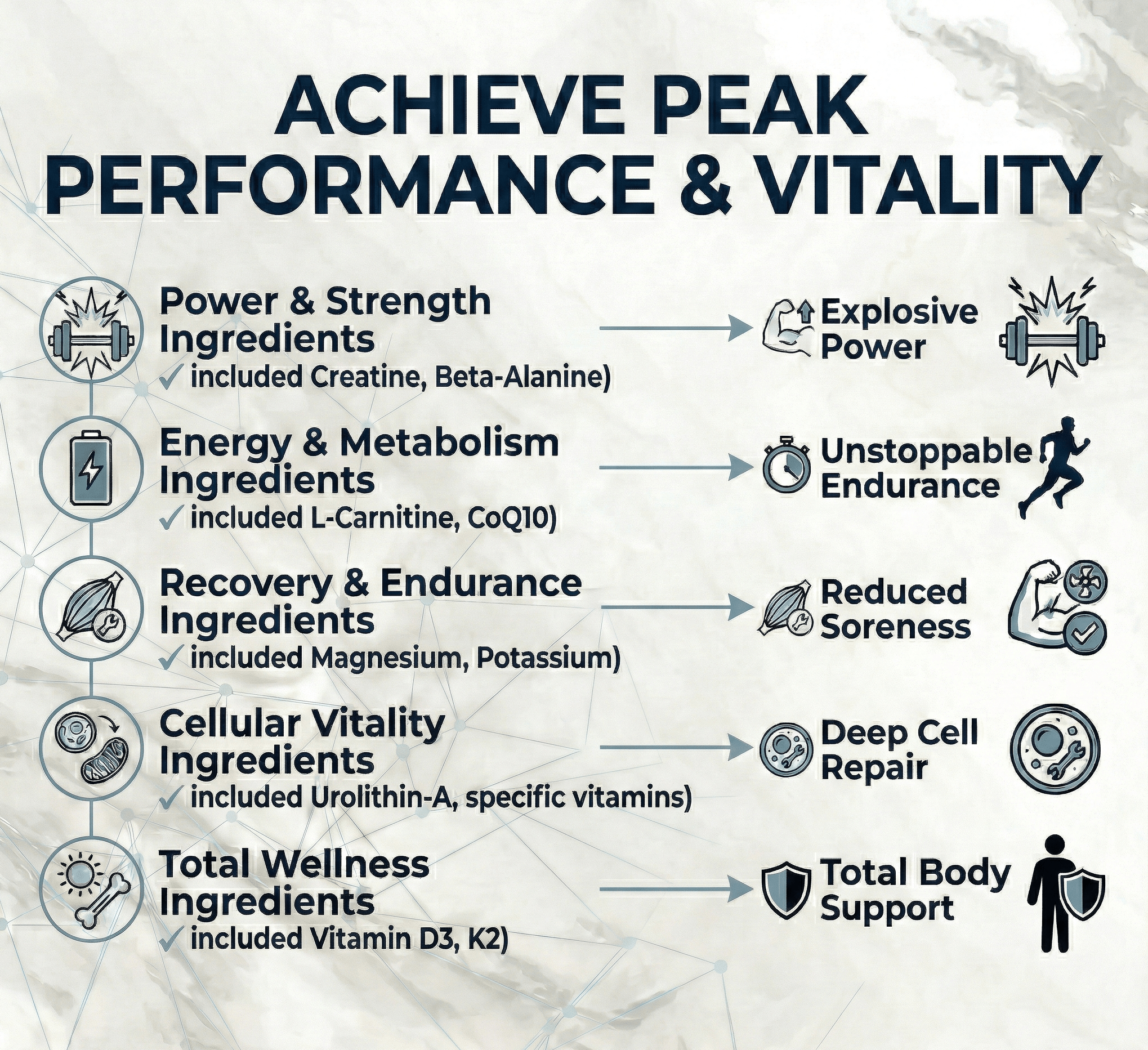 Myoboost™ Urolithin A + Creatine Gummies(5000mg) with L - Carnitine, Beta - Alanine & CoQ10 - Teal Skyes